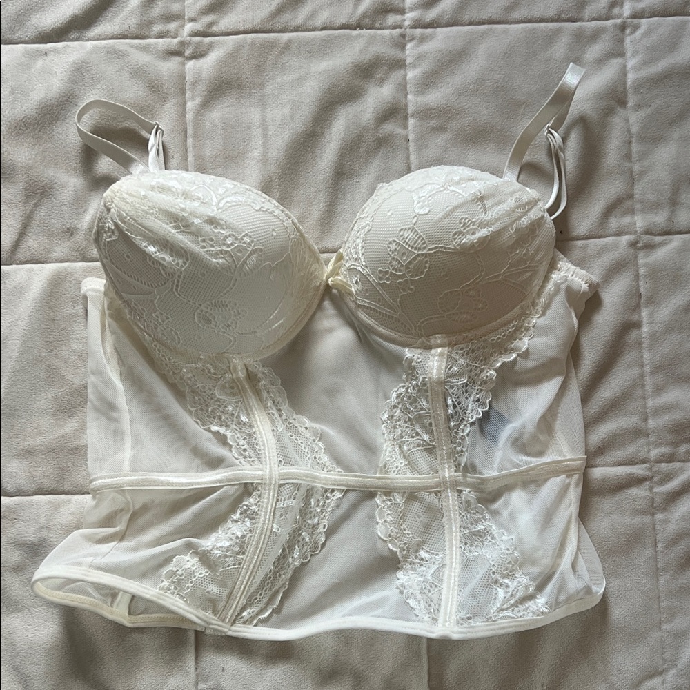 White Lace Corset